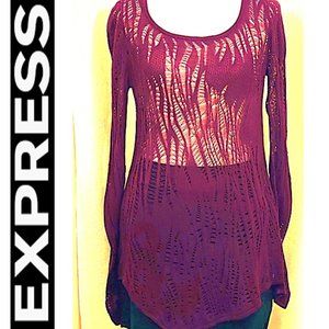 🌸 EXPRESS OPEN KNIT SWEATER